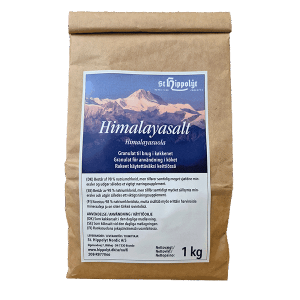 Himalayasalt – granulat til brug i køkkenet 1 kg